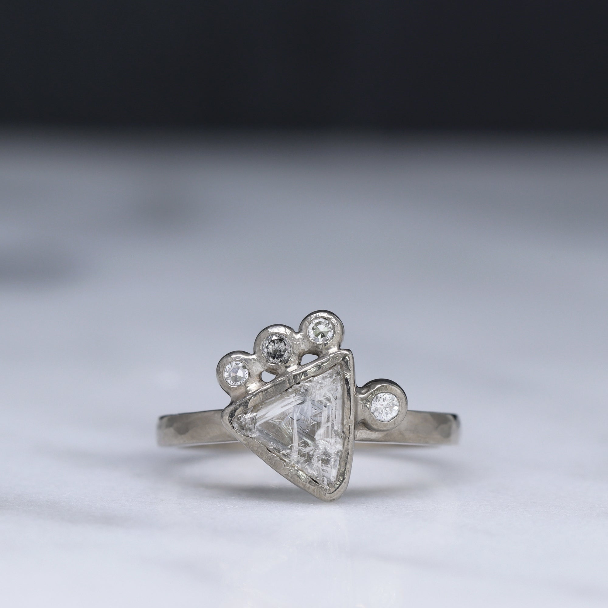 palladium white gold engagement ring maccle diamond heirloom diamonds custom ring