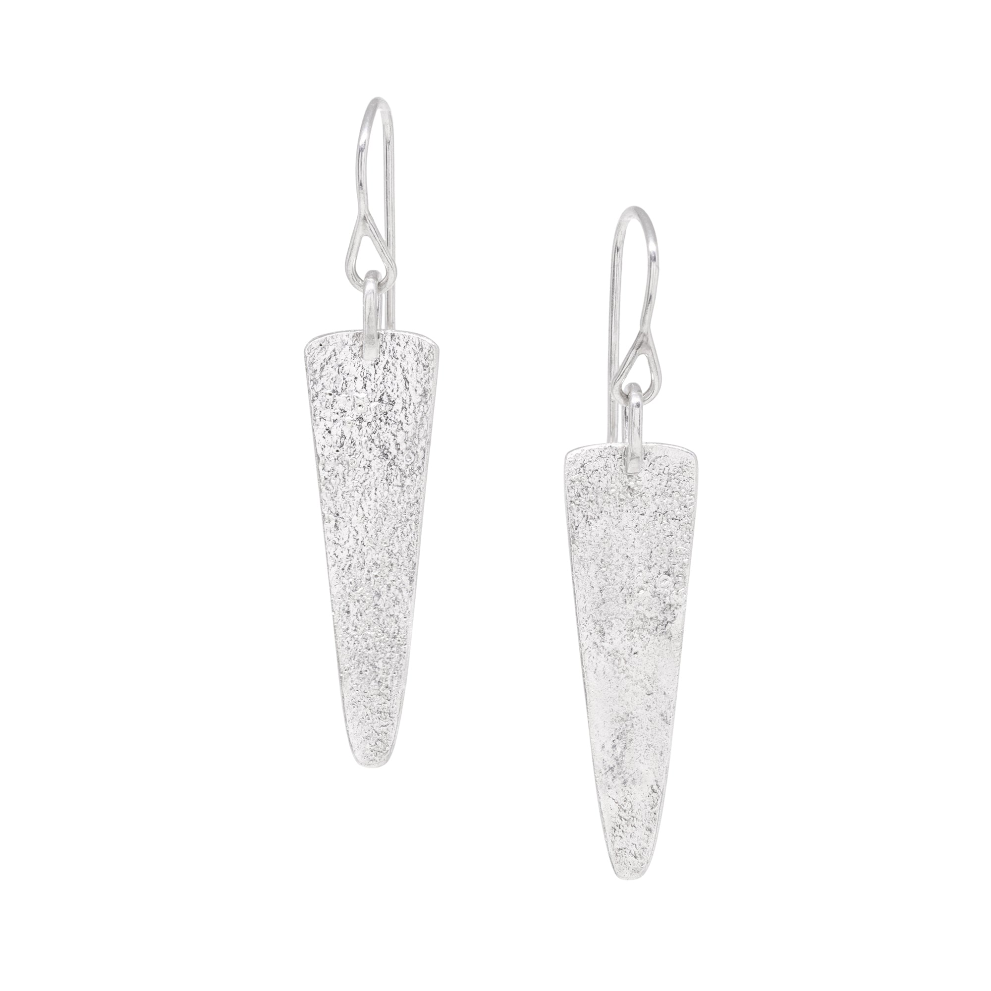 Arrow Earrings - Bright Sterling
