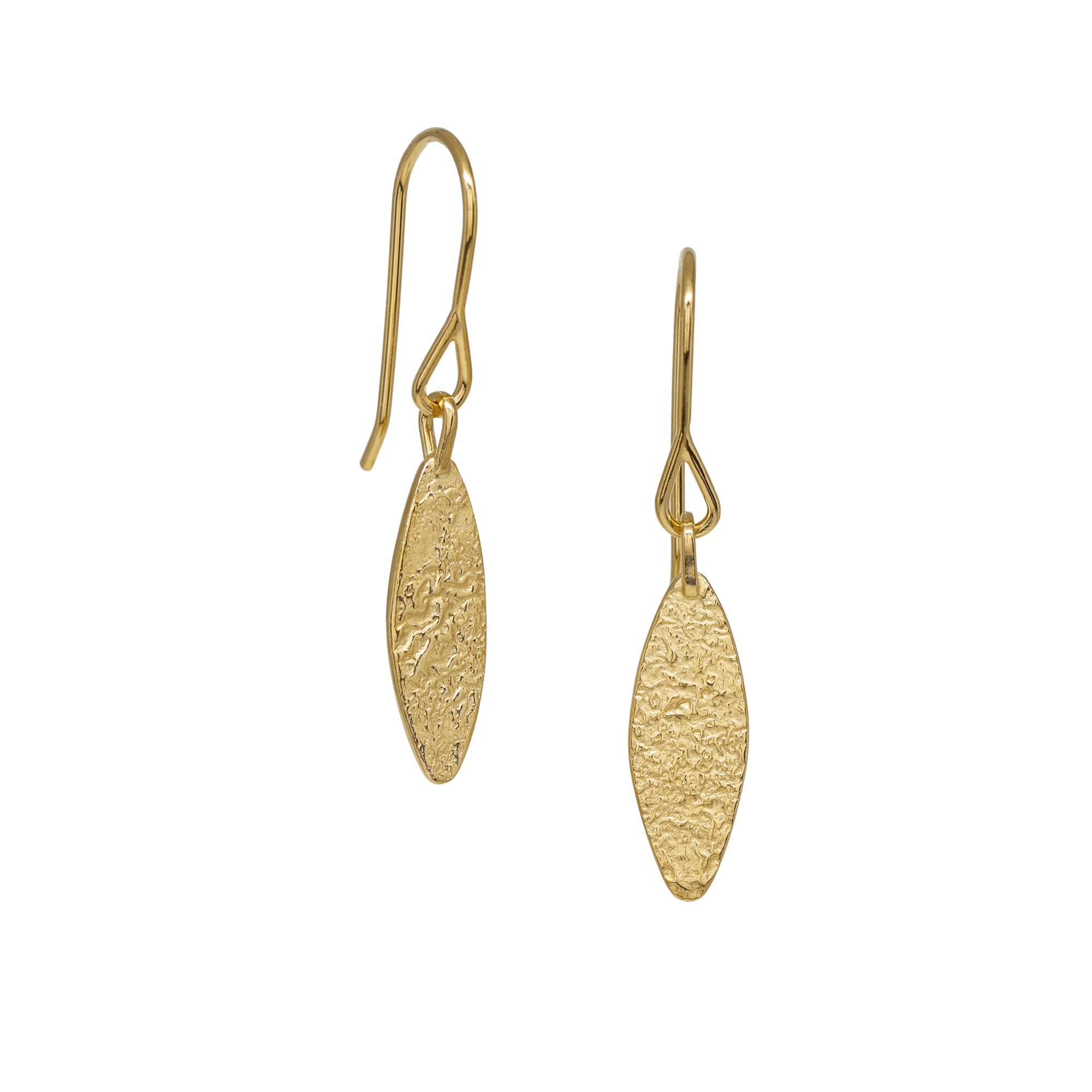 Basalt Earrings - Small - Vermeil