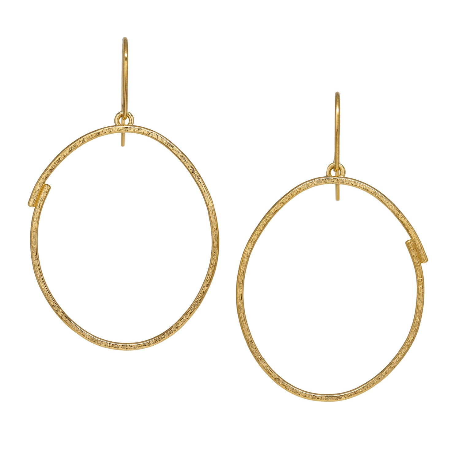 Sketch Earrings - Large - Vermeil