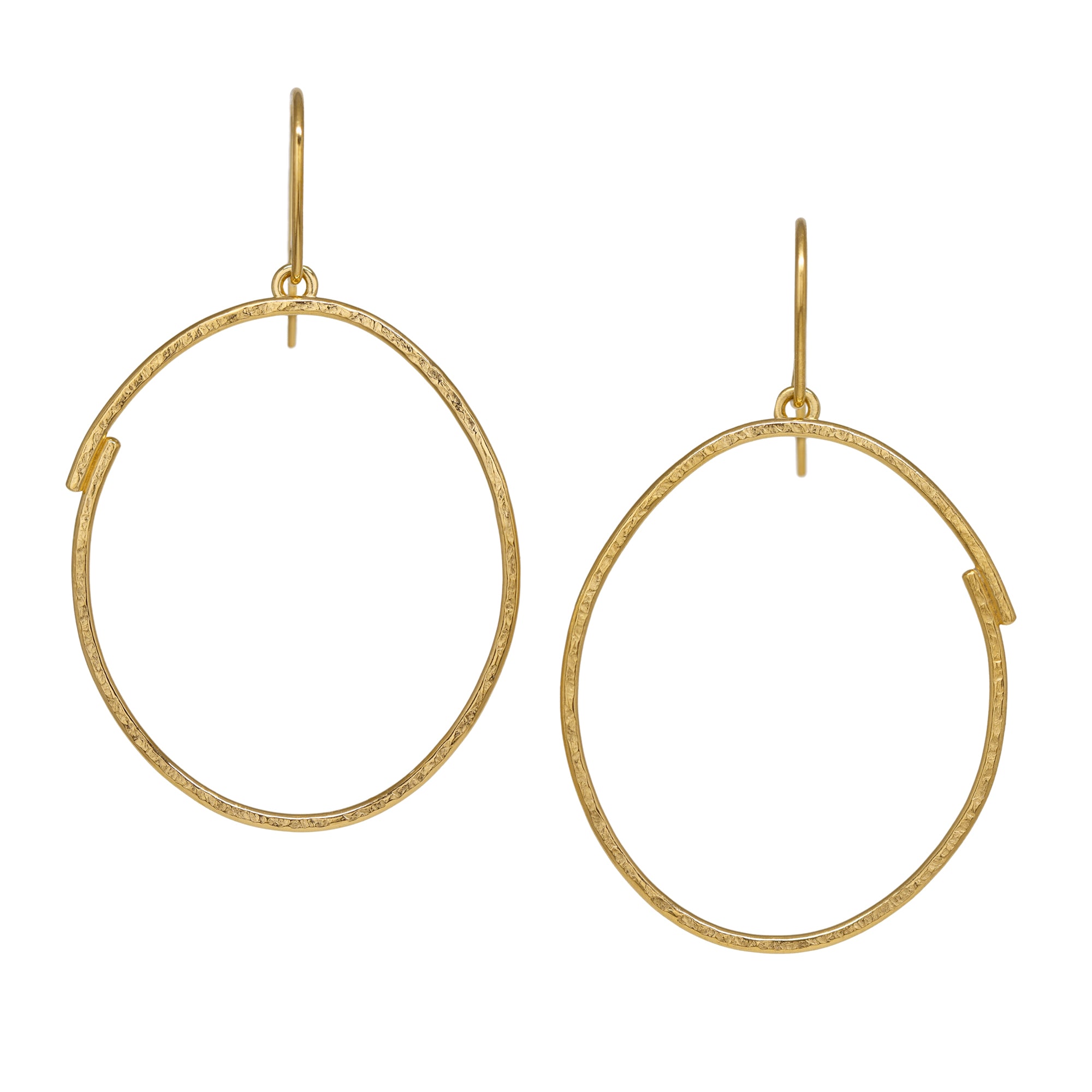 Sketch Earrings - Large - Vermeil