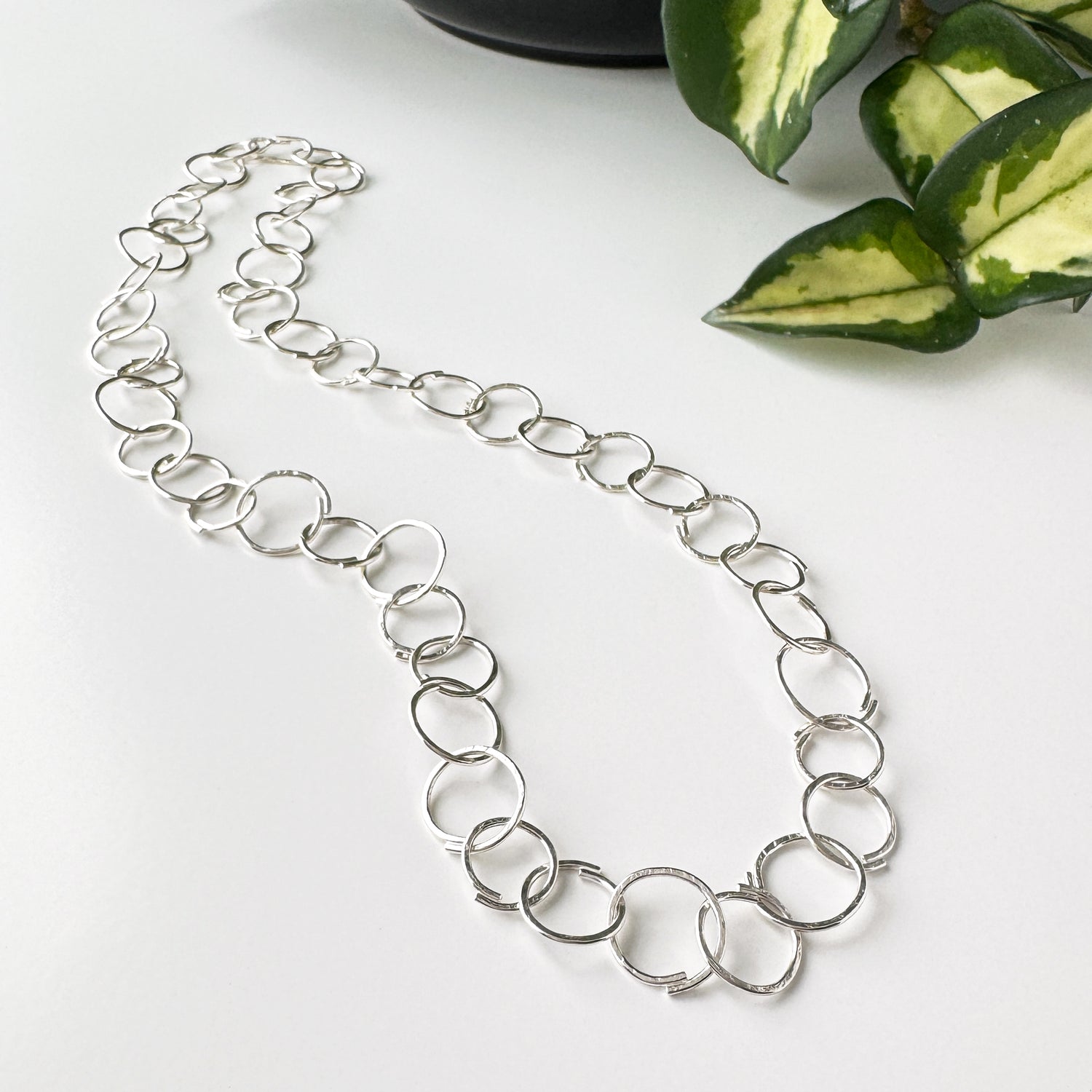 Sketch Full Chain Necklace - Sterling