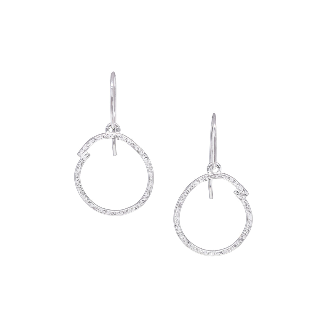Sketch Earrings - Small - Bright Sterling