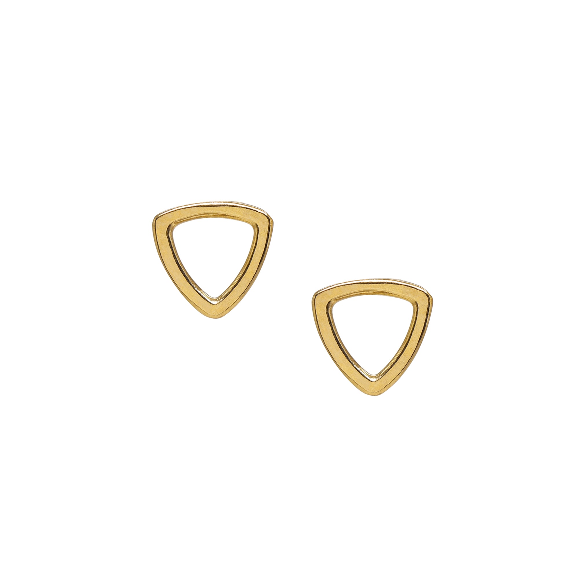 Deco Arrow Studs - 18K Vermeil