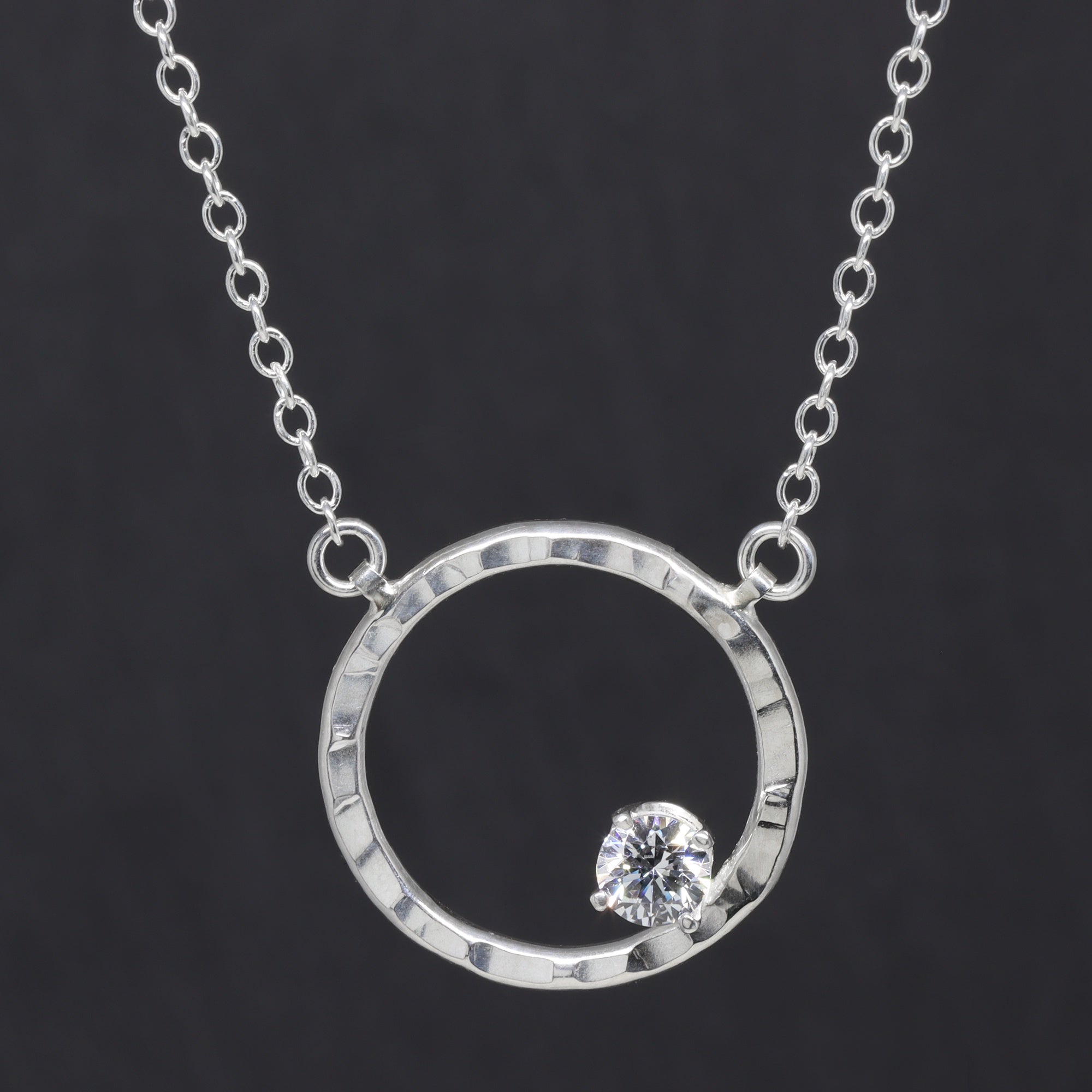 Eclipse Necklace - Classic - Bright Sterling