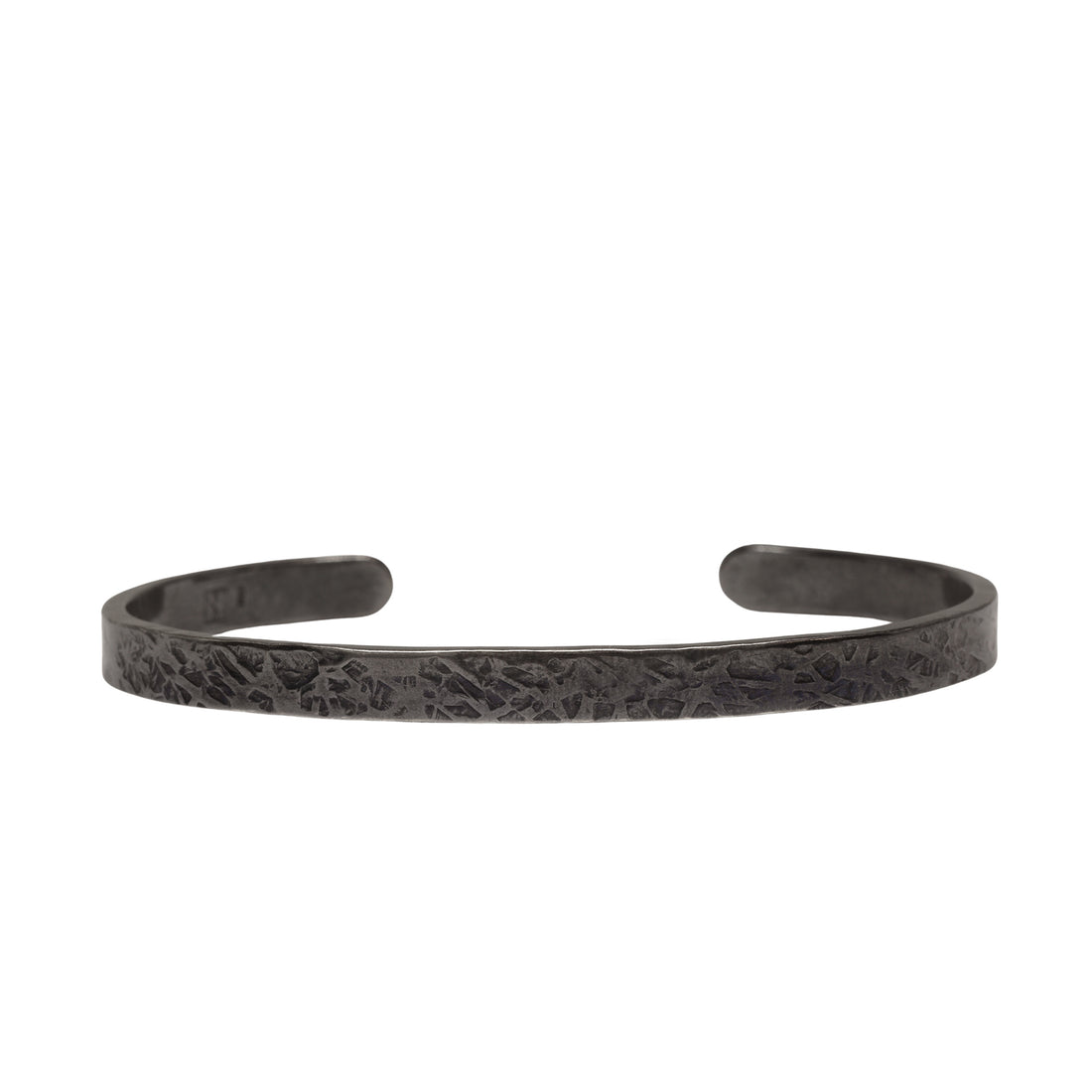 Canyon Cuff Bracelet - Dark Sterling