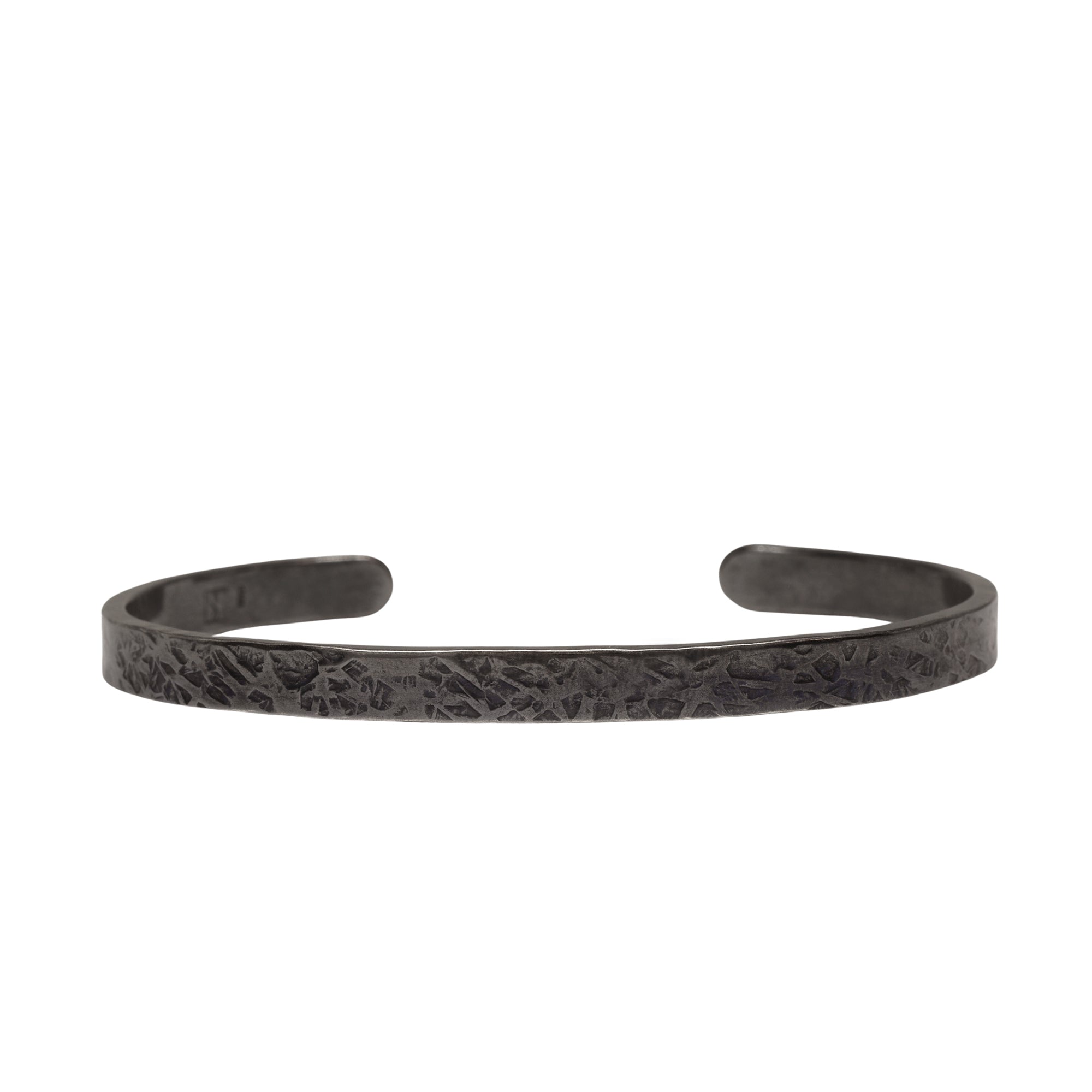 Canyon Cuff Bracelet - Dark Sterling