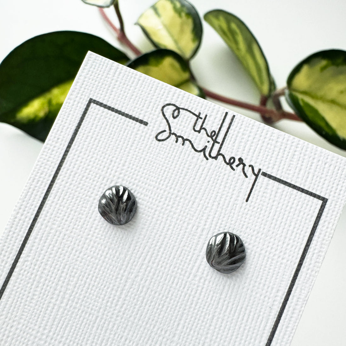 Drift Dome Studs - Dark Sterling