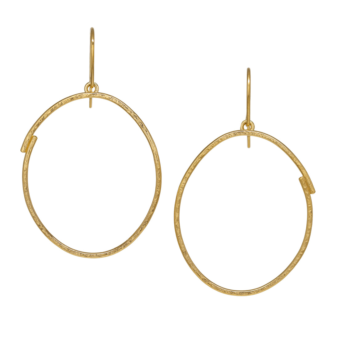 Sketch Earrings - Large - Vermeil