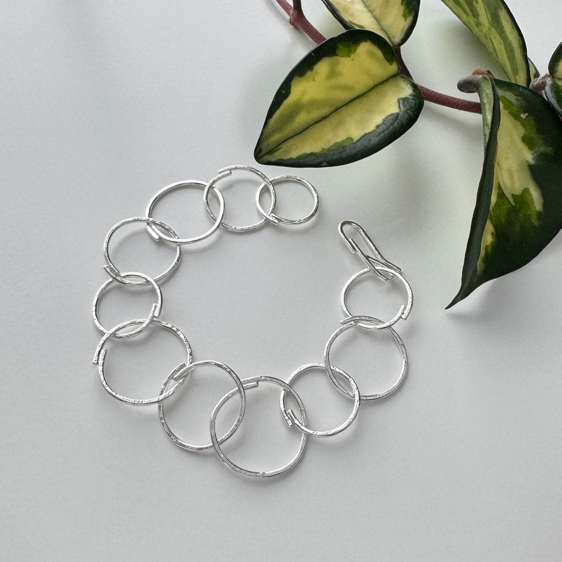 Sketch Large Links Bracelet - Sterling