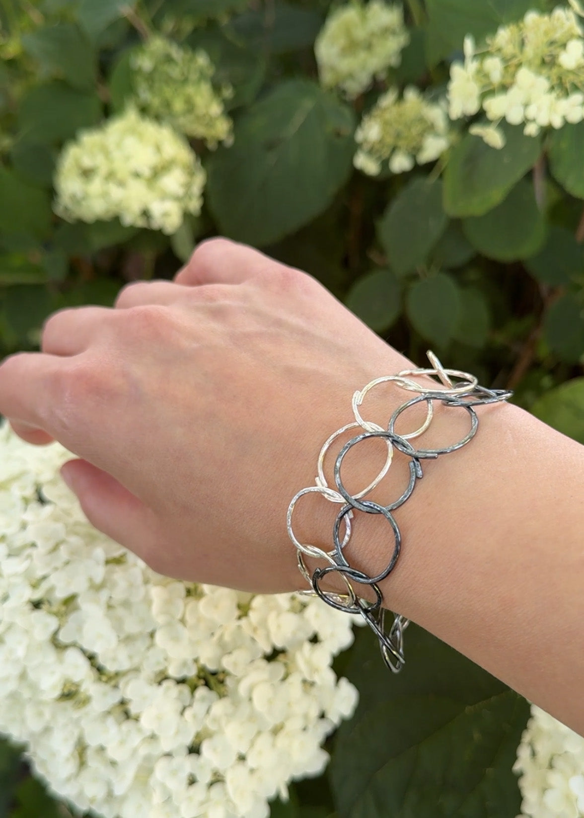 Sketch Large Links Bracelet - Sterling