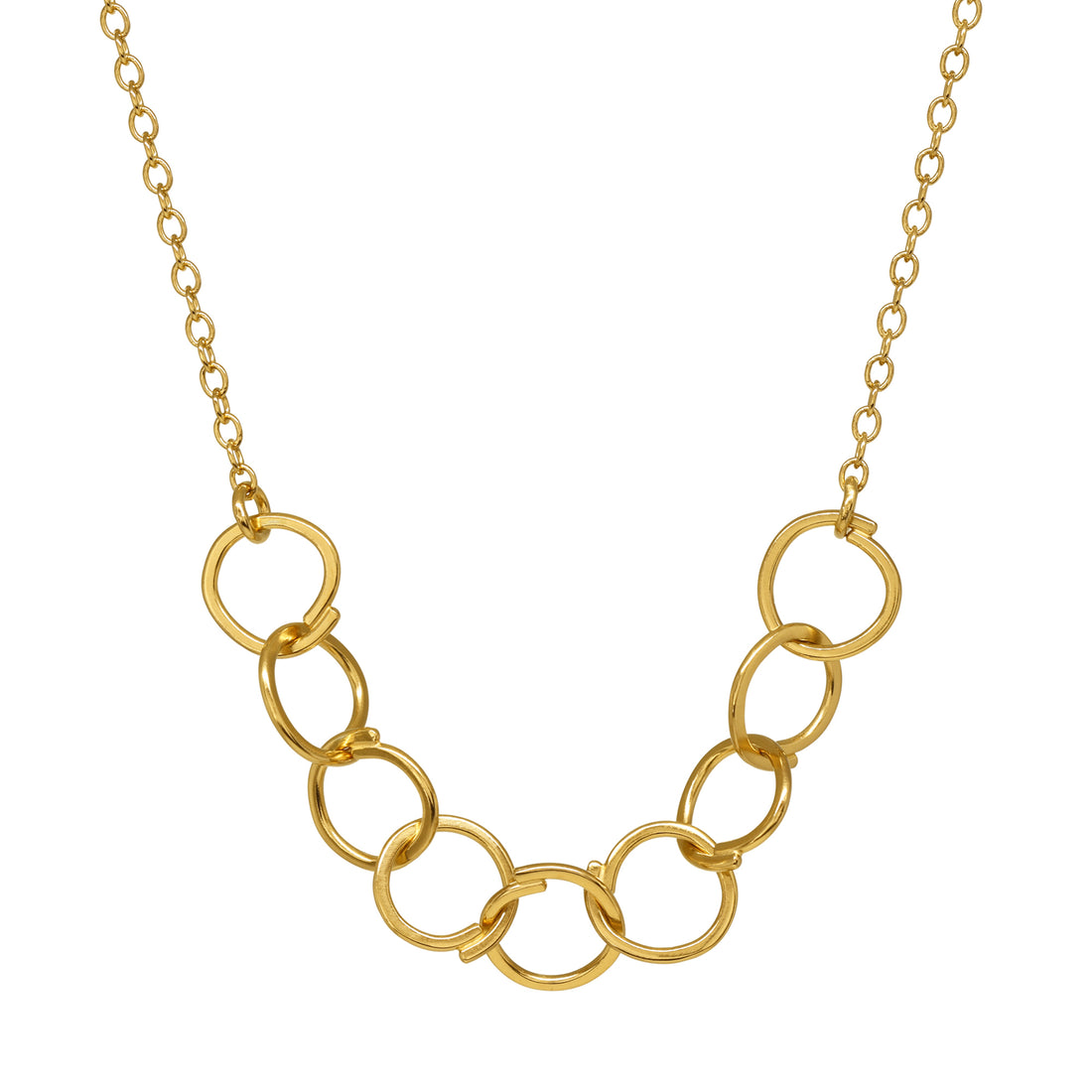 Sketch Mini Links Necklace - Vermeil