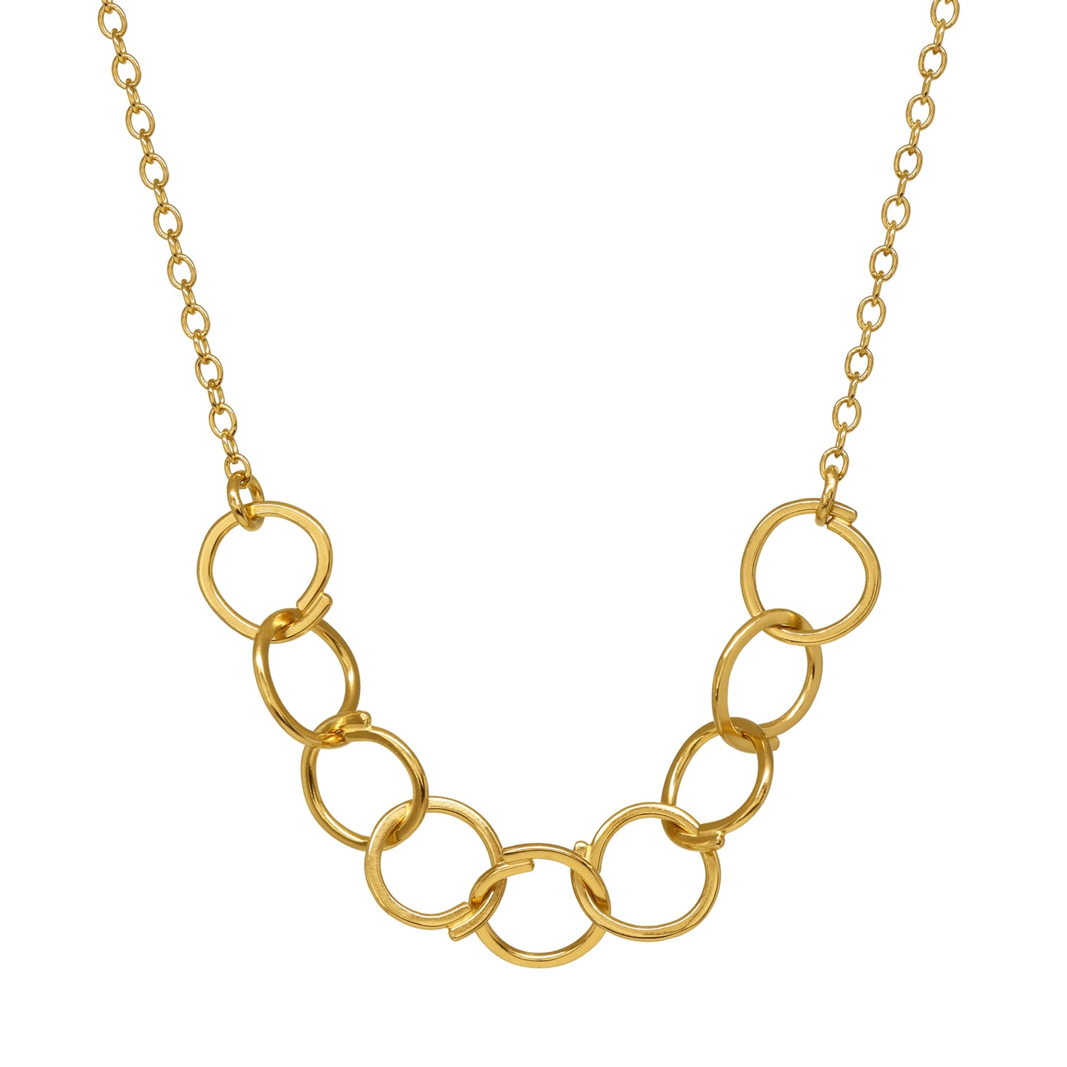 Sketch Mini Links Necklace - Vermeil