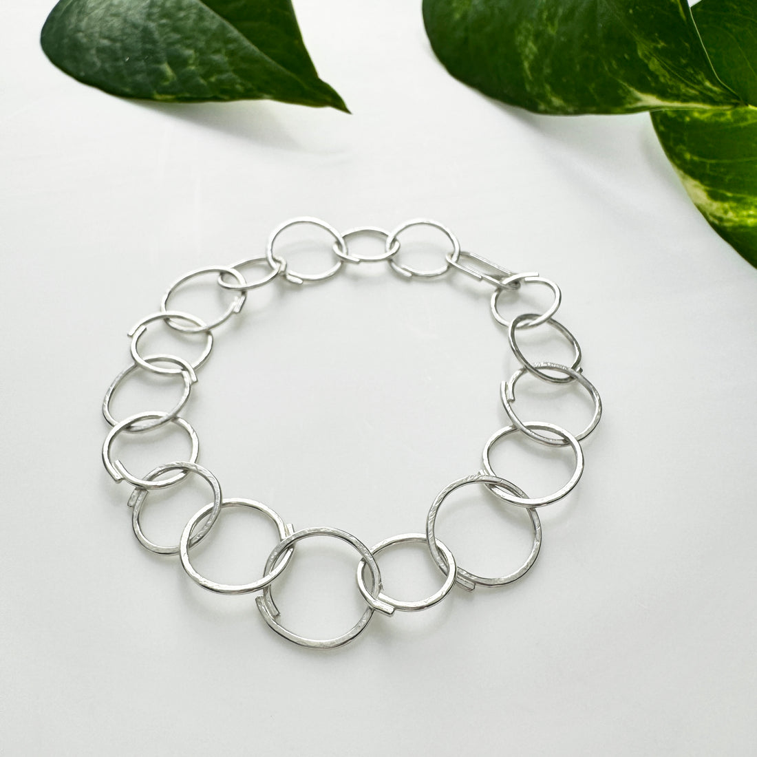 Sketch Links Bracelet - Sterling