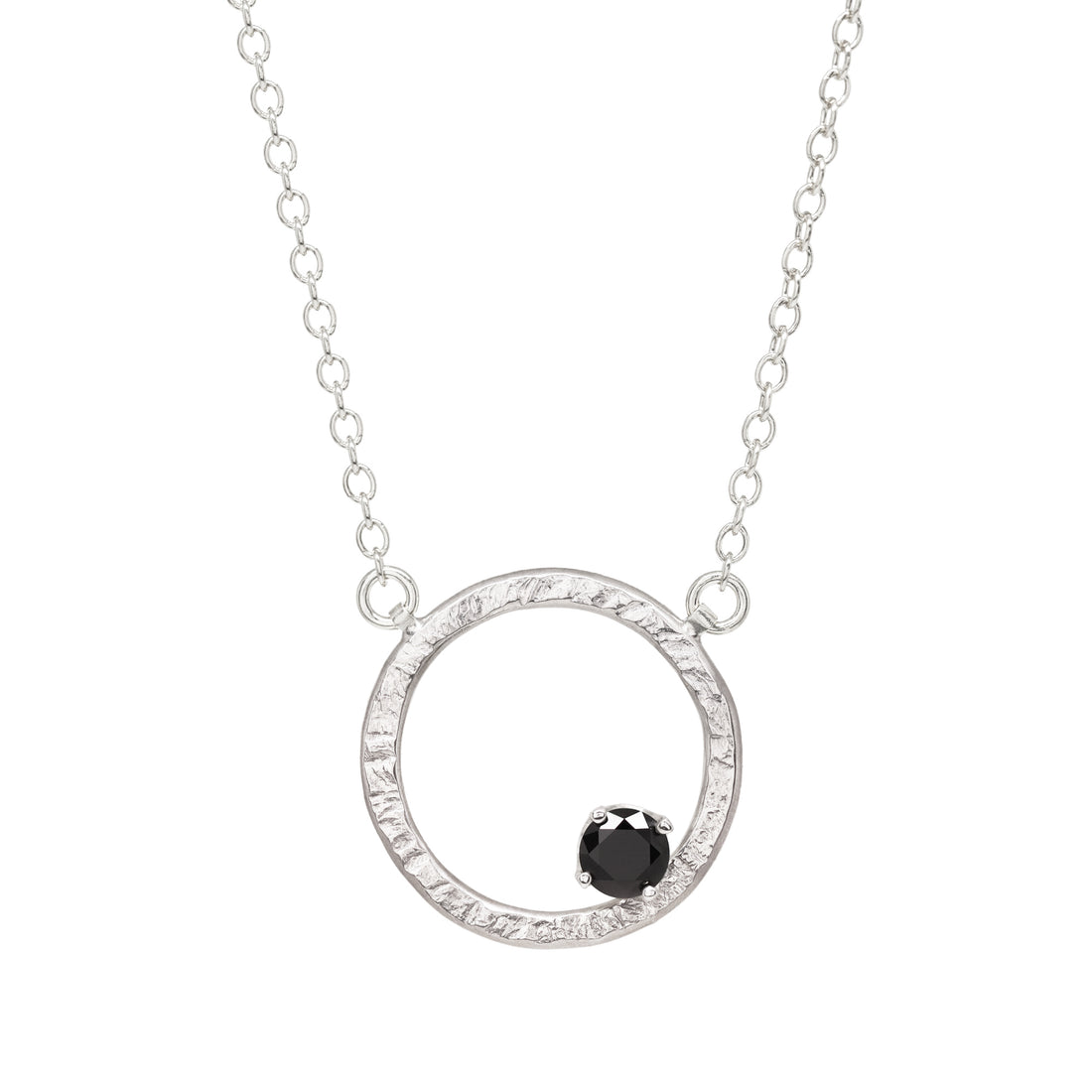 Eclipse Necklace - Special Edition - Black Spinel &amp; Sterling