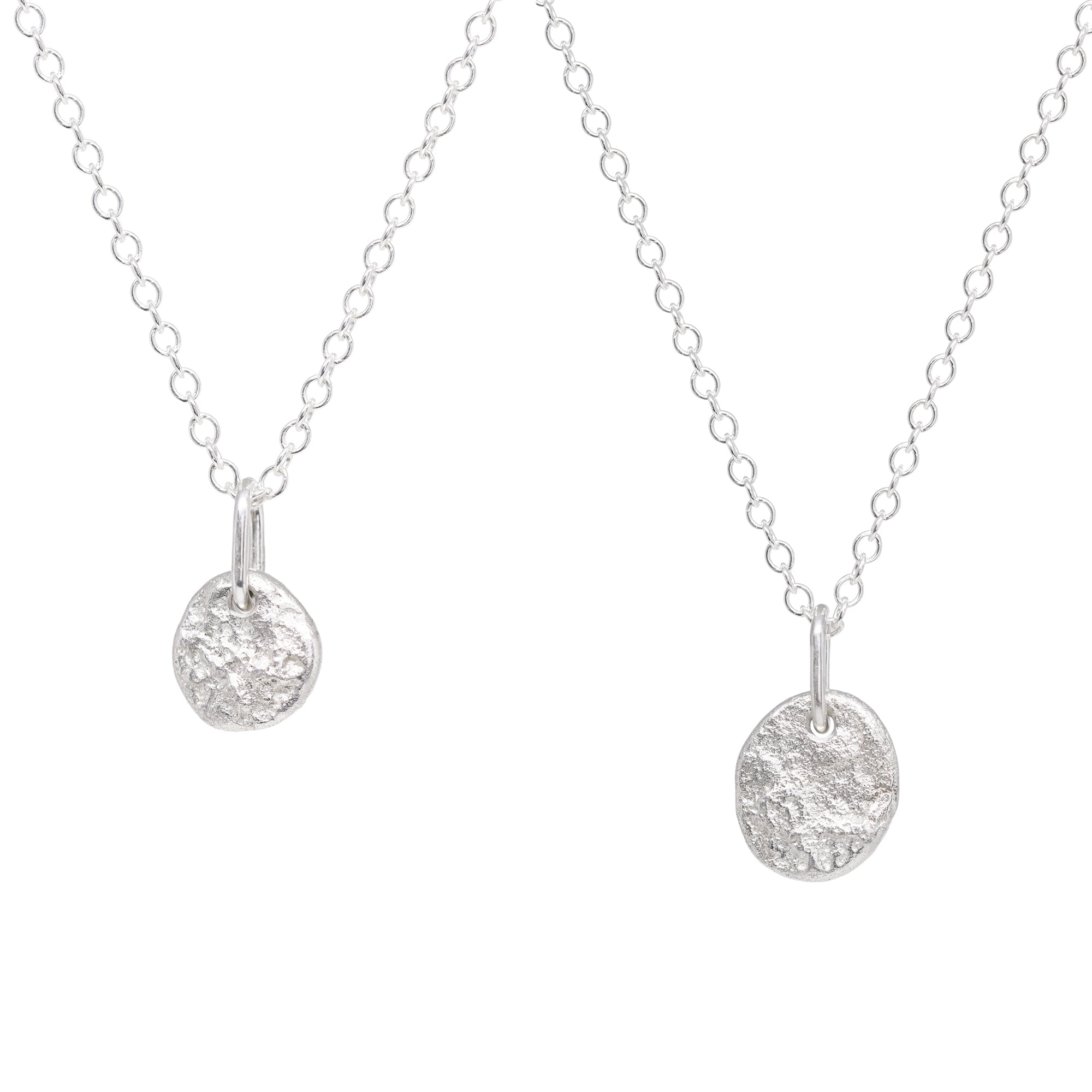 Luna Pendant Necklace - Bright Sterling