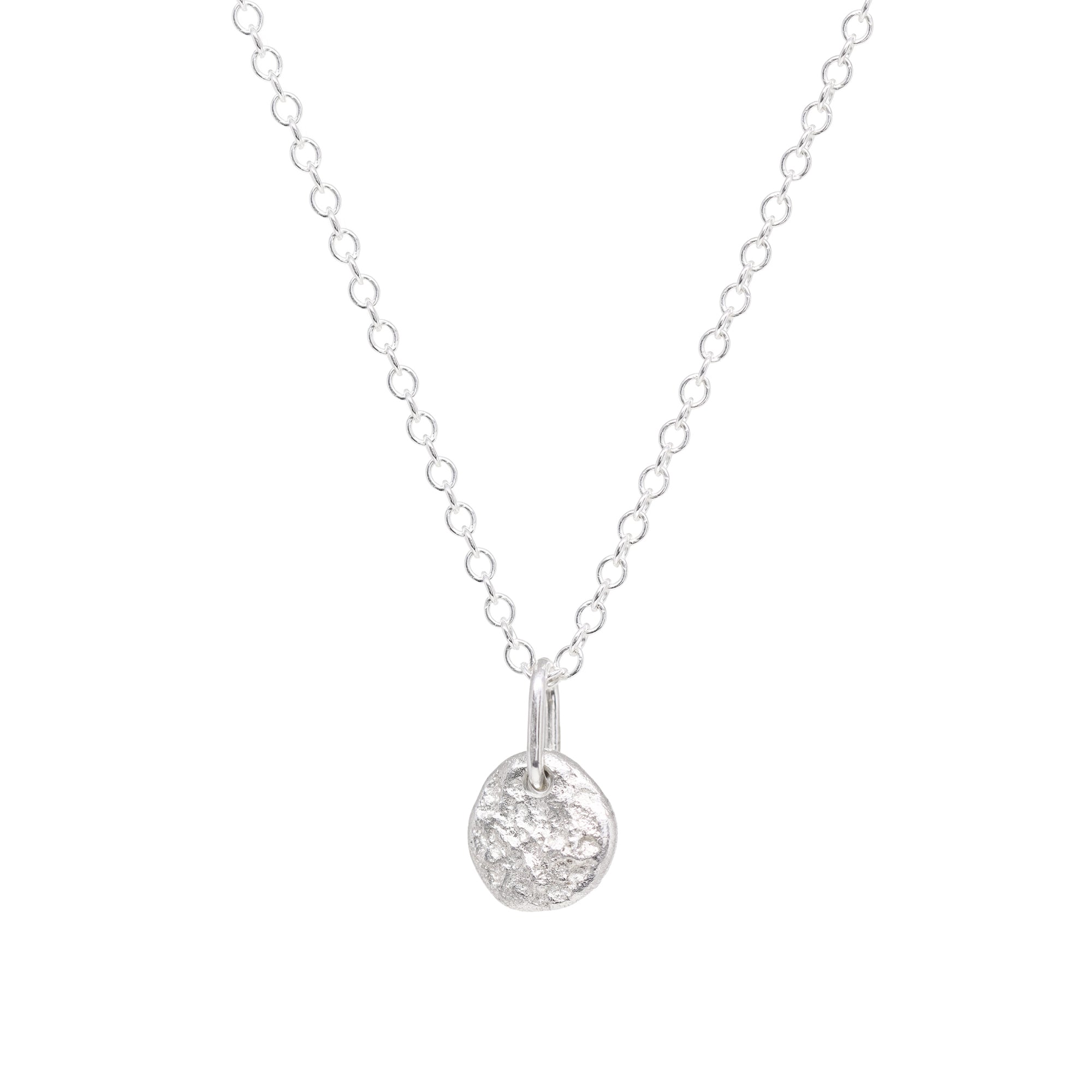 Luna Pendant Necklace - Bright Sterling