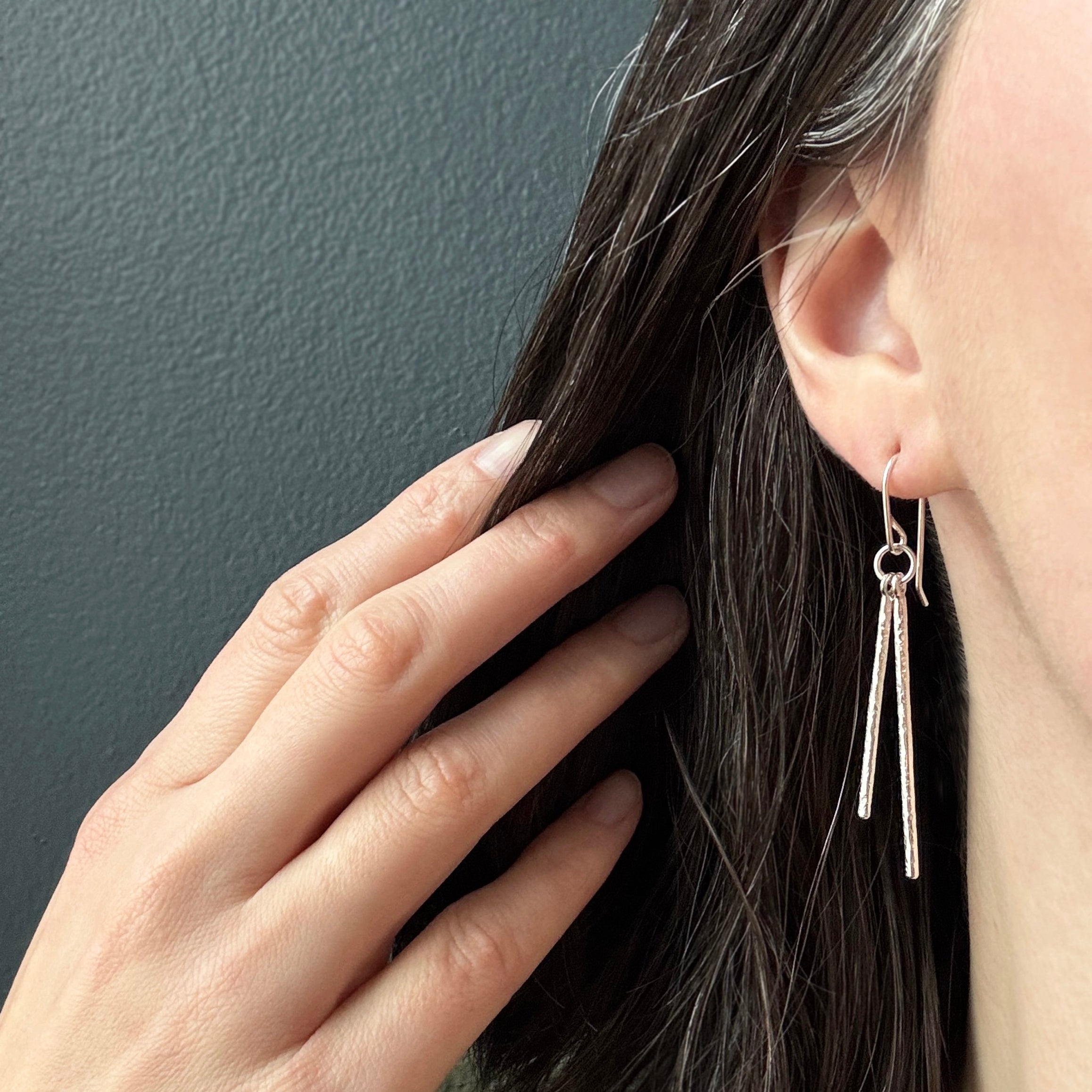 Sway Earrings - Bright Sterling