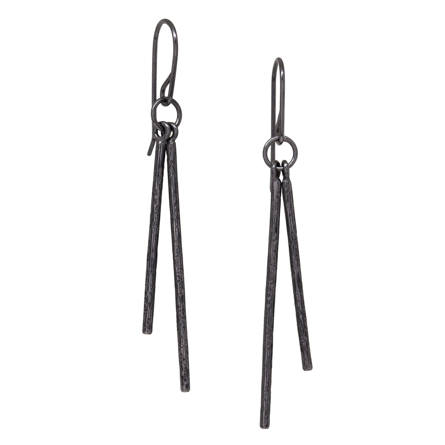 Sway Earrings - Dark Sterling