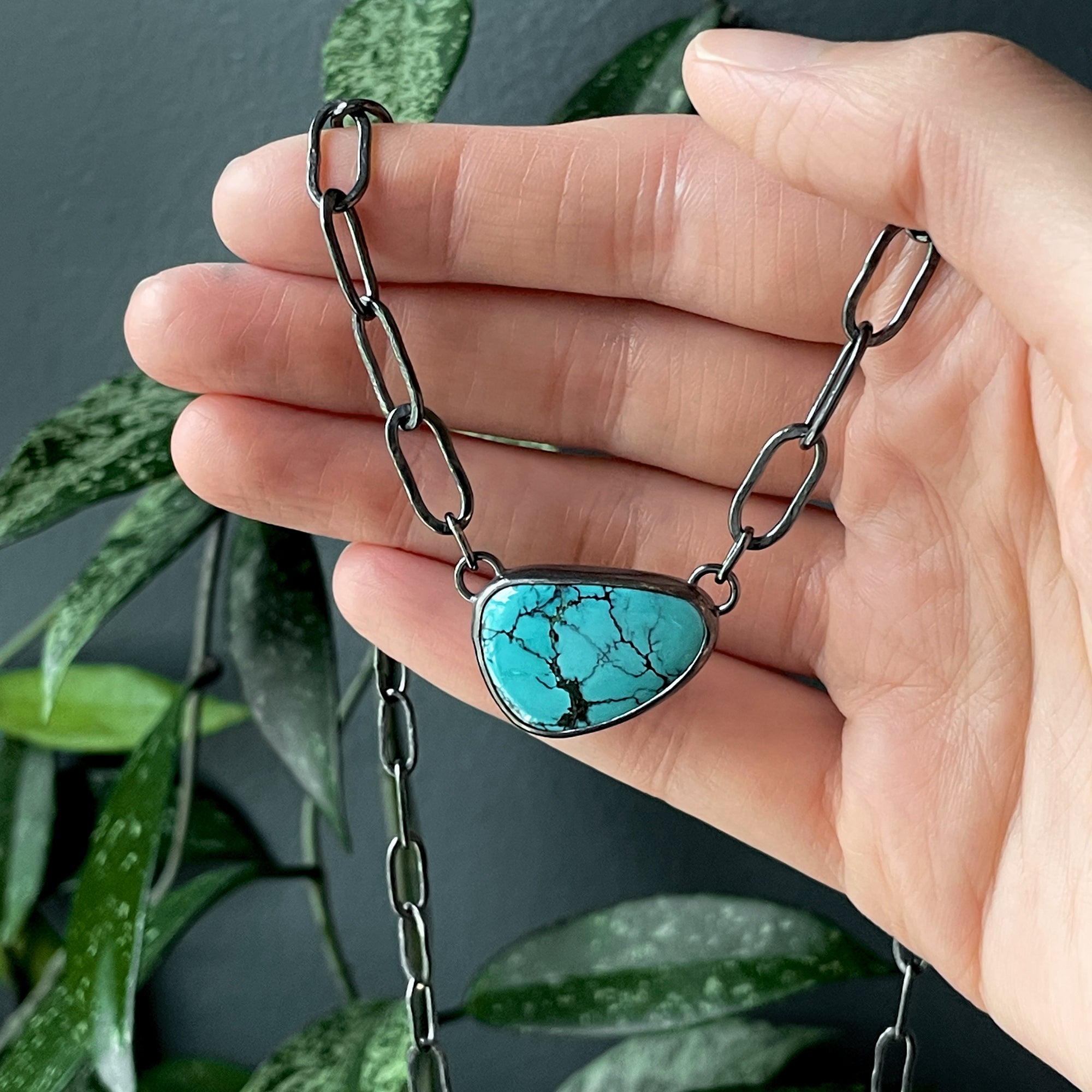 Dark turquoise outlet necklace