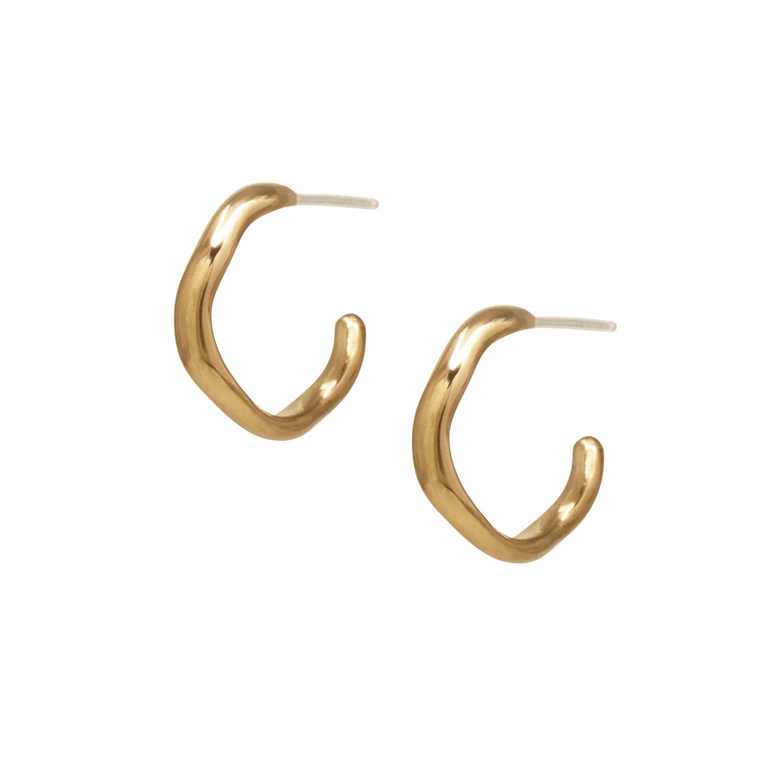 Tidal Hoop Earrings - Bronze