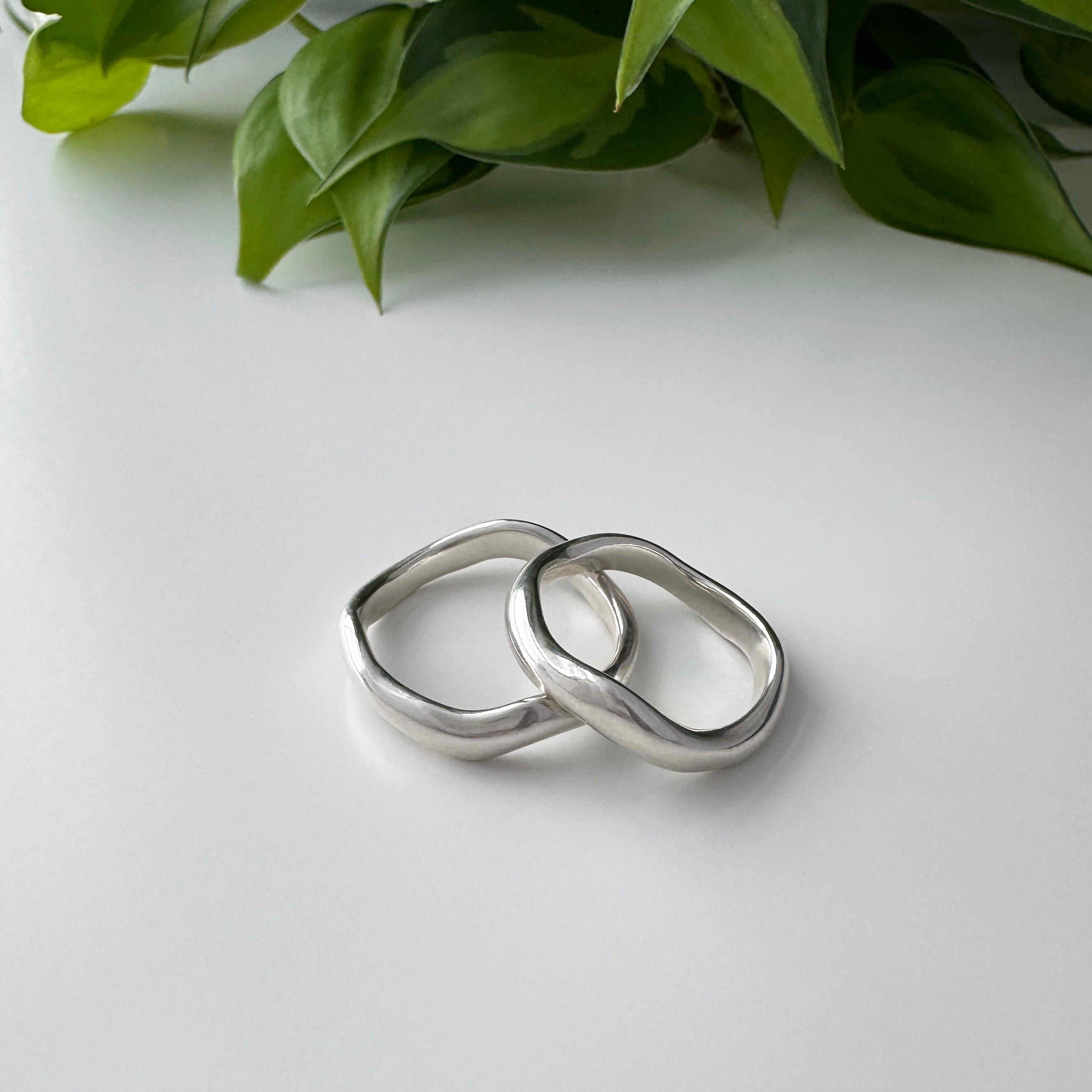 Tidal Organic Ring - Sterling Silver