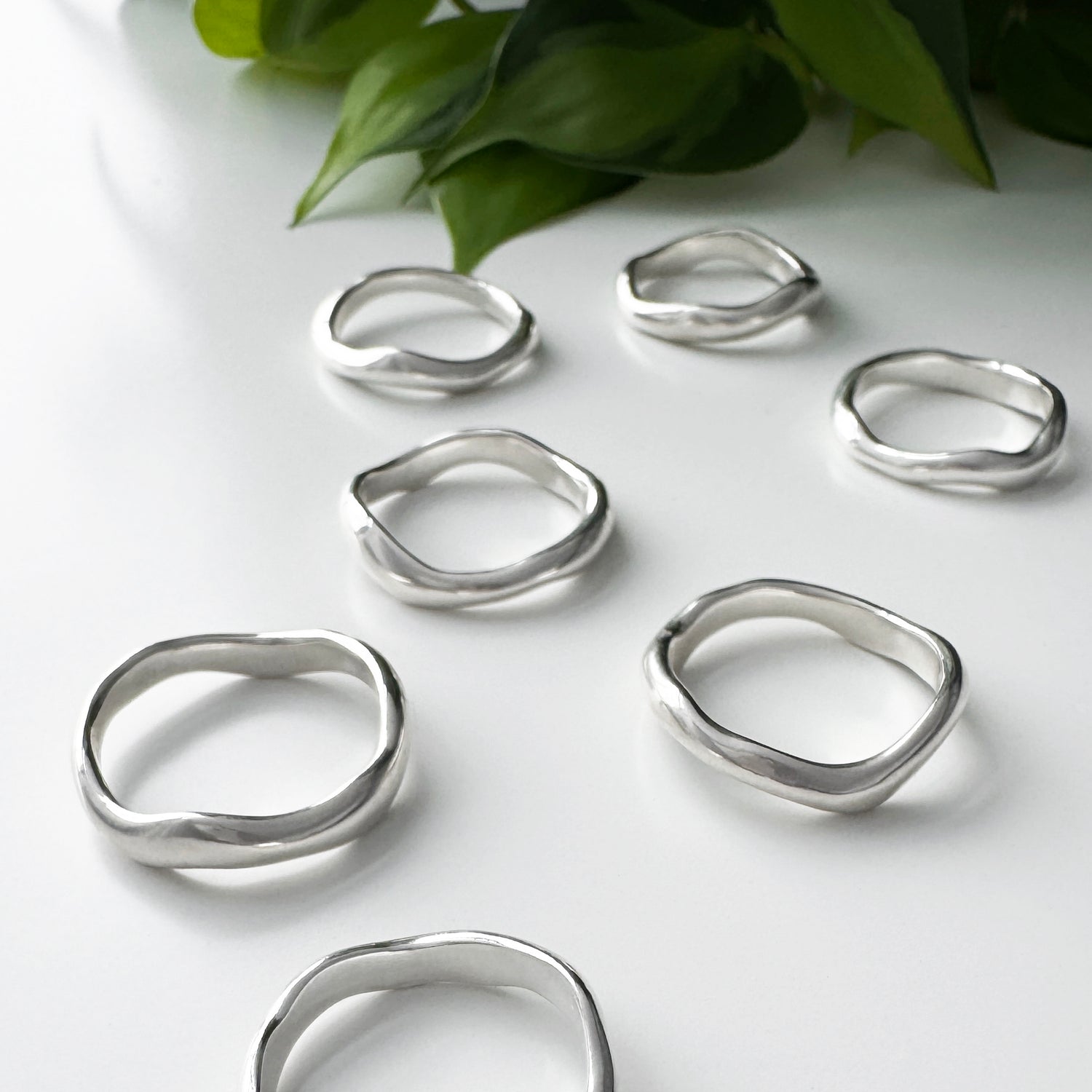 Tidal Organic Ring - Sterling Silver