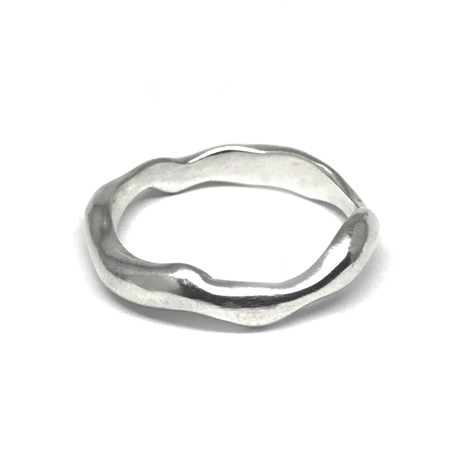 Tidal Organic Ring - Sterling Silver