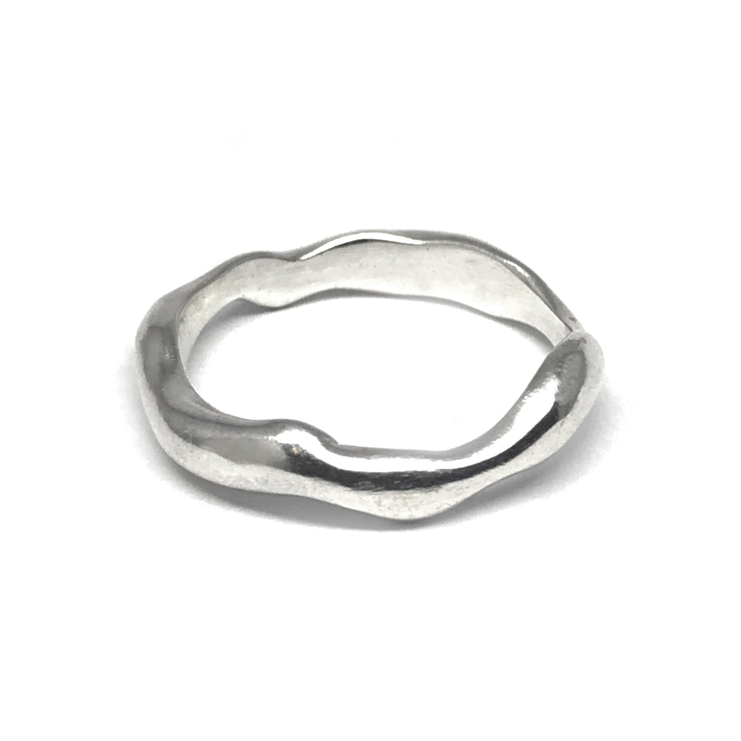 Double Fine Band 925 Sterling Silver Ring - Studio Jewellery - Feature & Stacker Rings