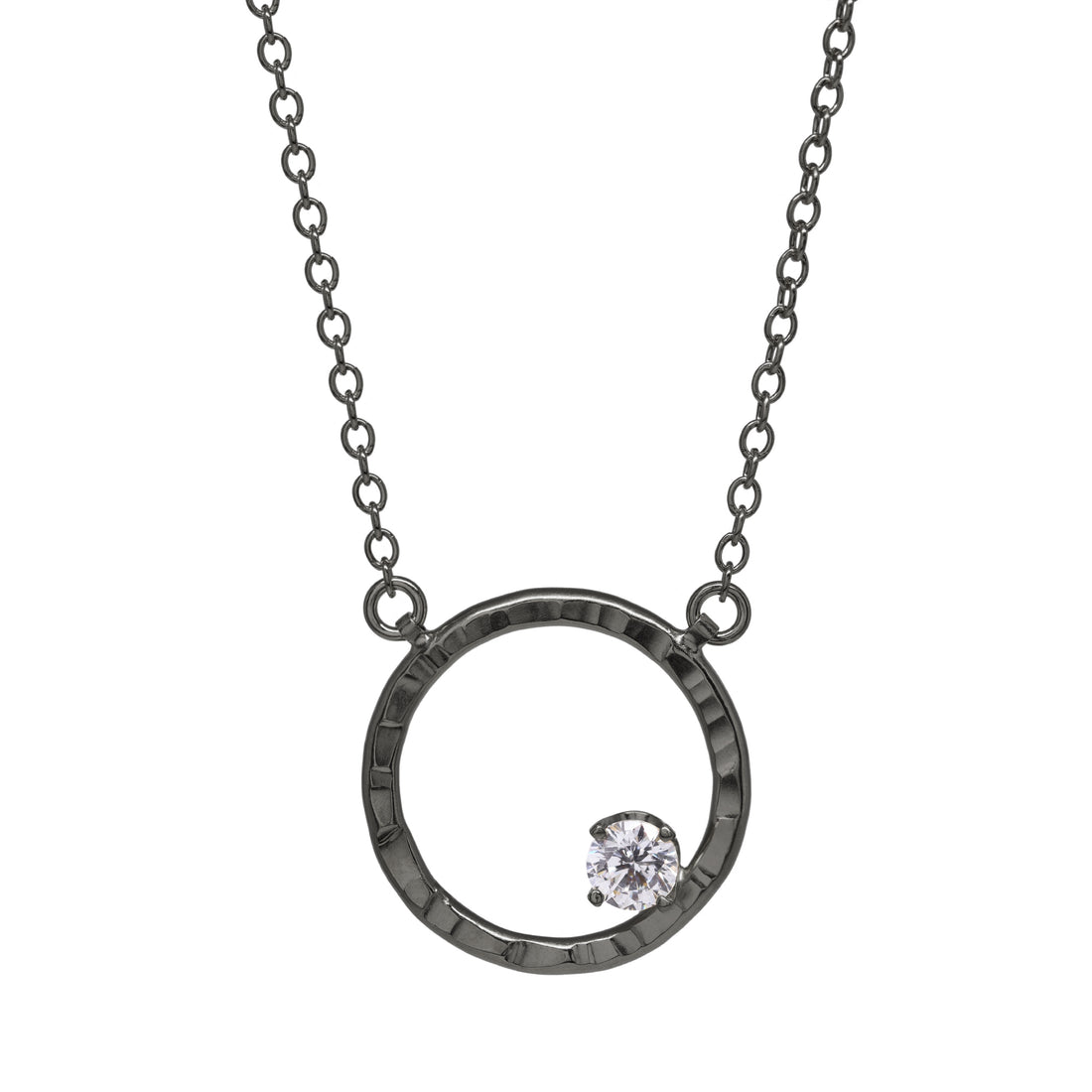 Eclipse Necklace - Classic - Dark Sterling