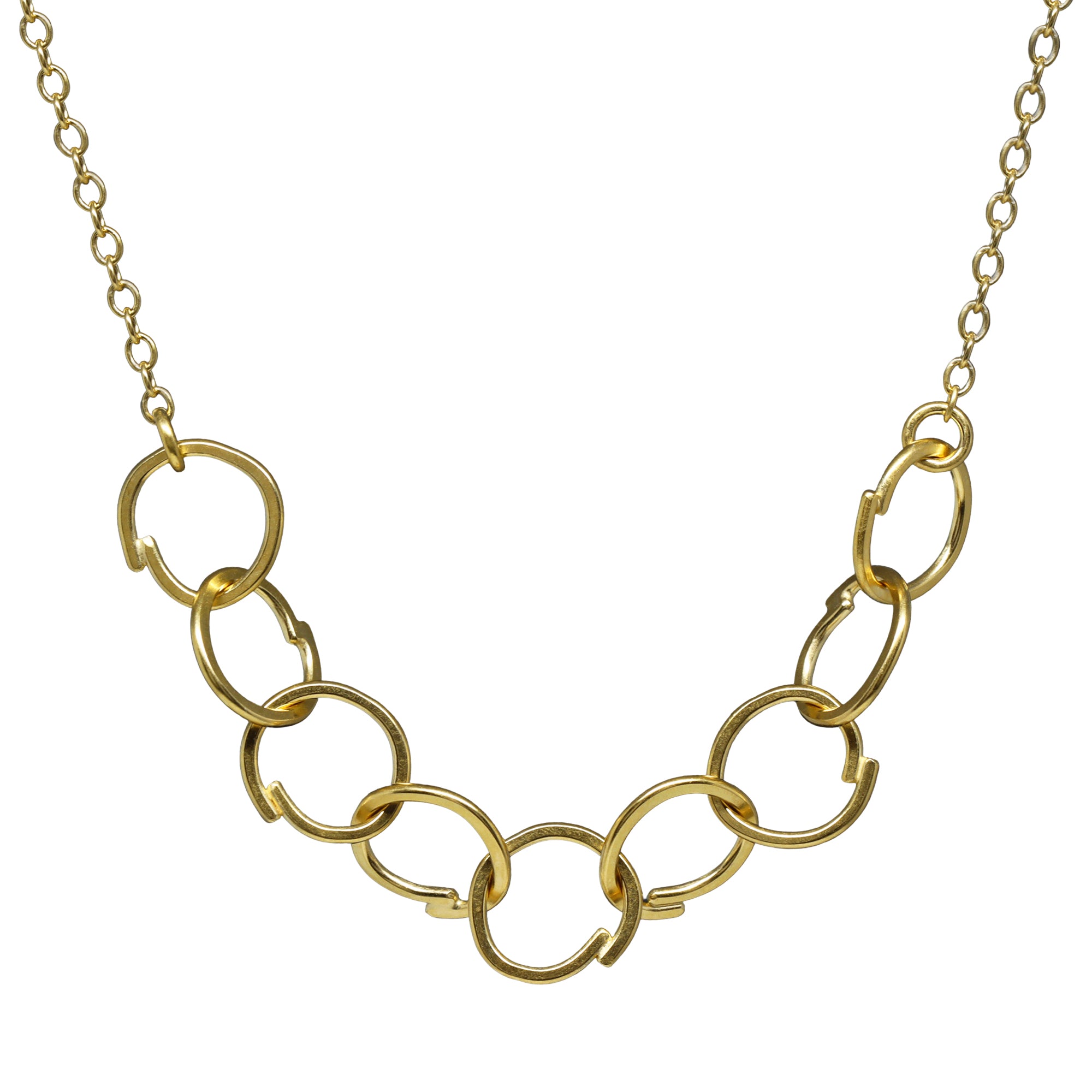 Sketch Mini Links Necklace - Vermeil