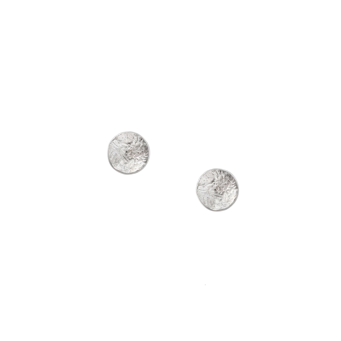 Organic Dome Studs - Bright Sterling