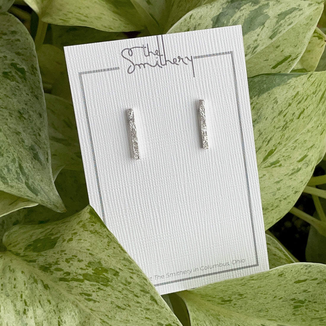 Terrain Bar Studs - Medium - Bright Sterling