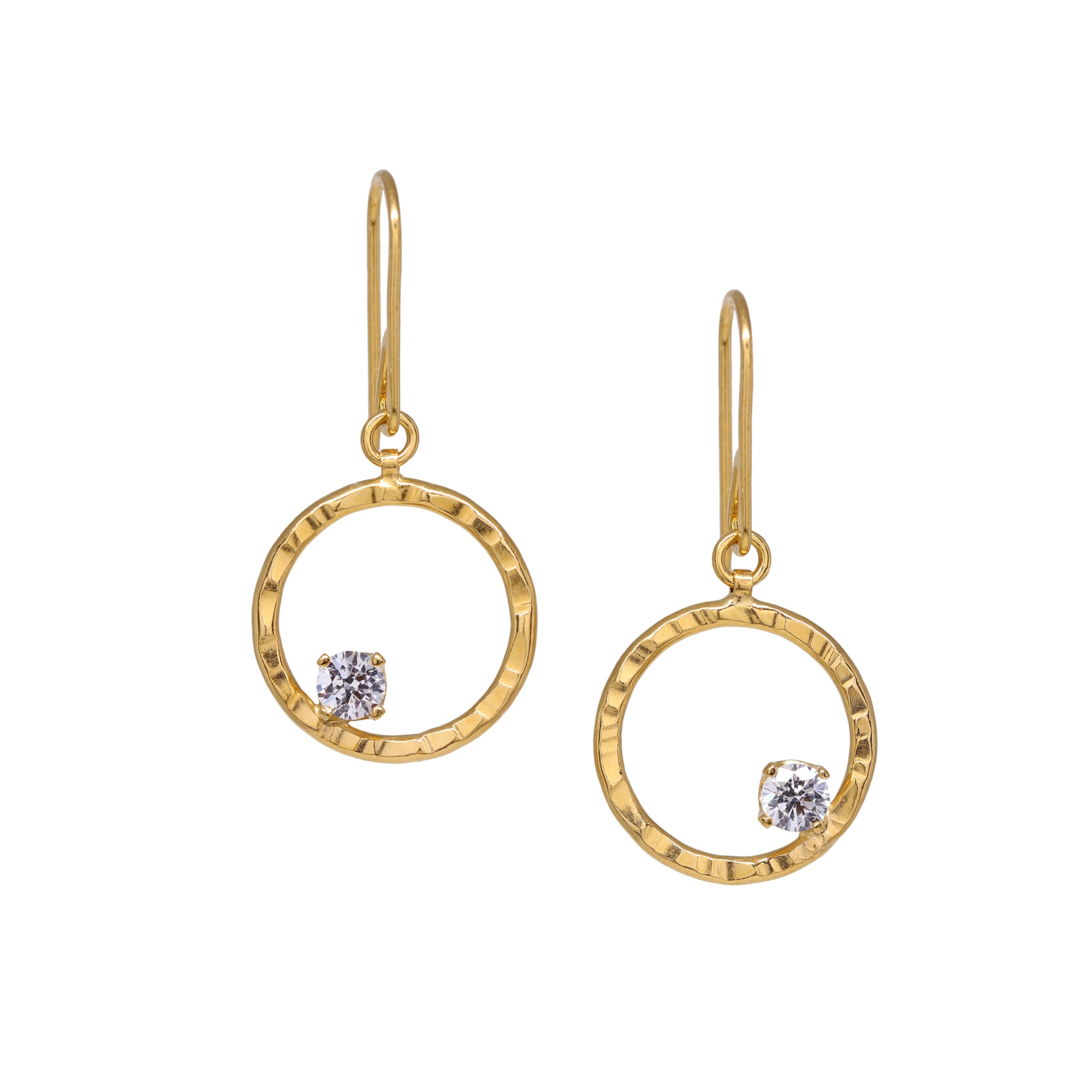 Eclipse Earrings - Classic - Vermeil